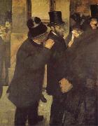 Edgar Degas, In the Bourse